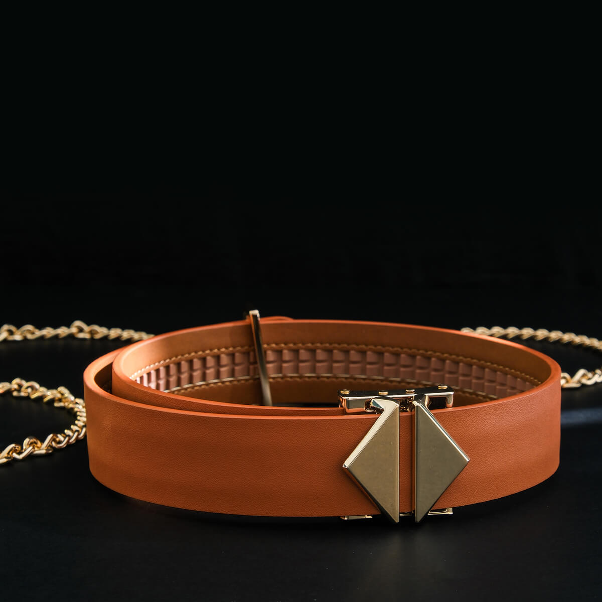 Tied collar with leash set